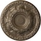 Ekena Millwork Granada Ceiling Medallion (Fits Canopies up to 7 1/8"), Hnd-Painted Warm Silver, 23 1/2"OD x 2 3/4"P CM24GAWSS - alternate 1